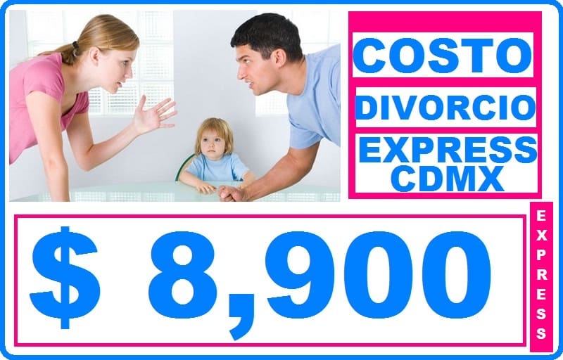 costo de divorcio express cdmx df